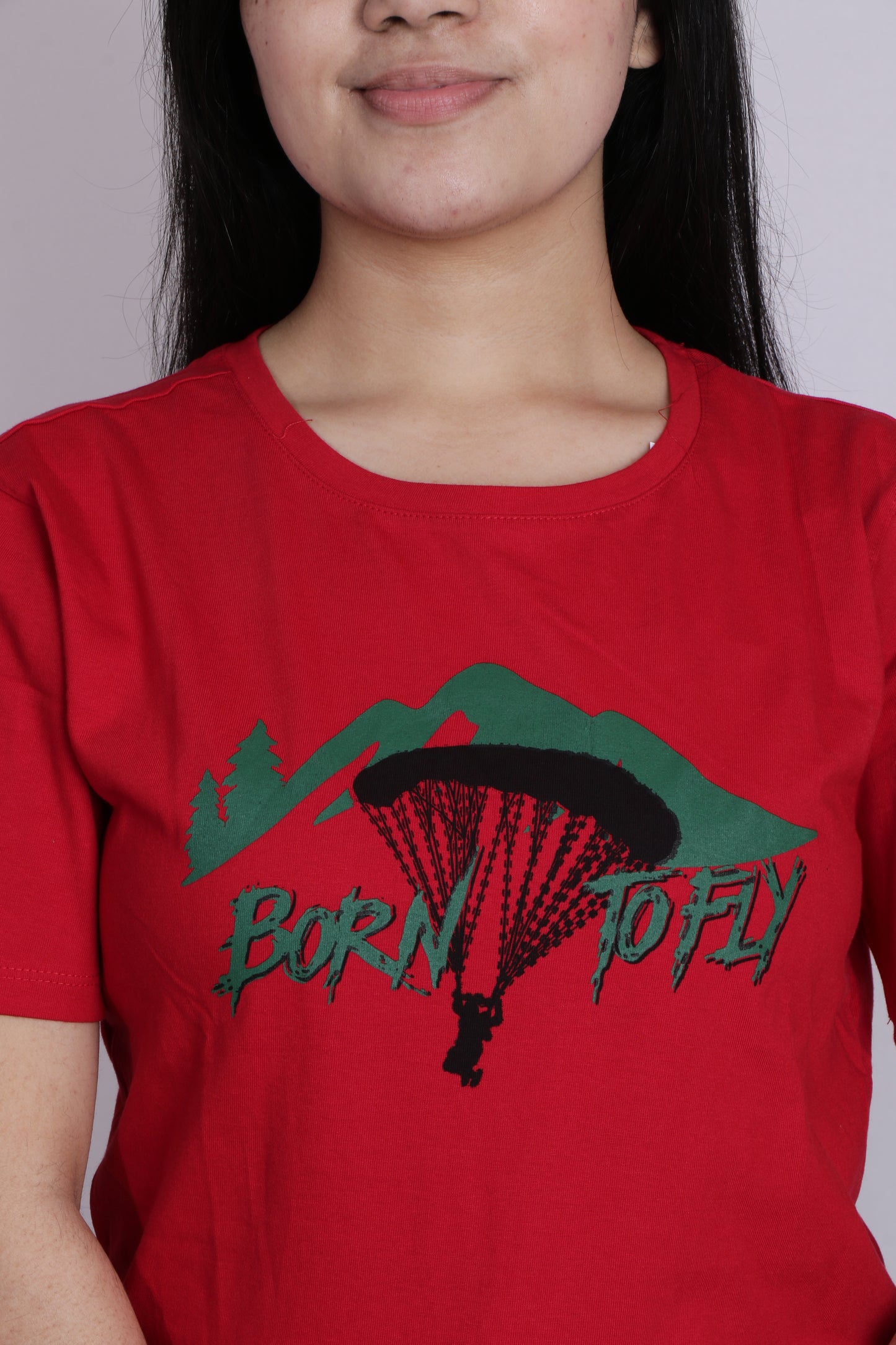BORN TO FLY RED (UNISEX FIT)