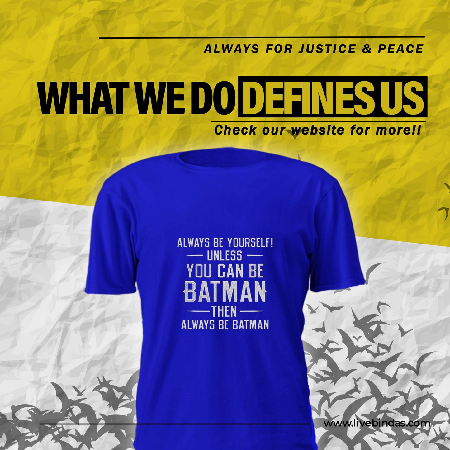 Always be Yourself Unless (F) - Royal Blue