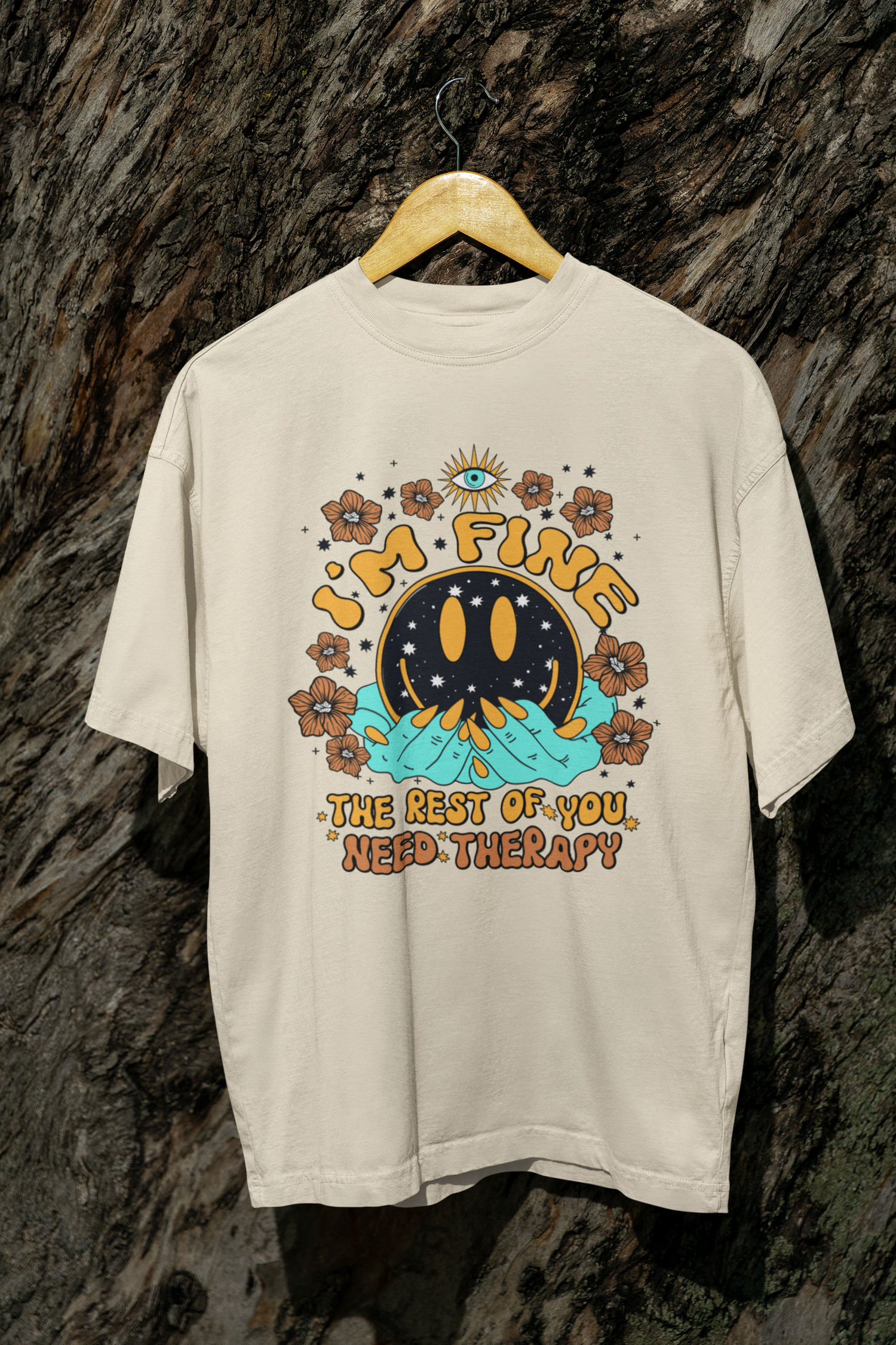 FRENCH TERRY COTTON OVERSIZED TEES