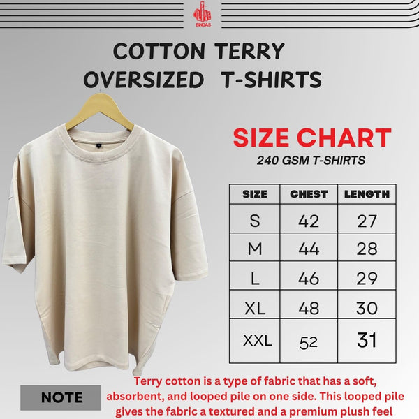 OVERTHINKER  COTTON TERRY OVERSIZED T-SHIRT