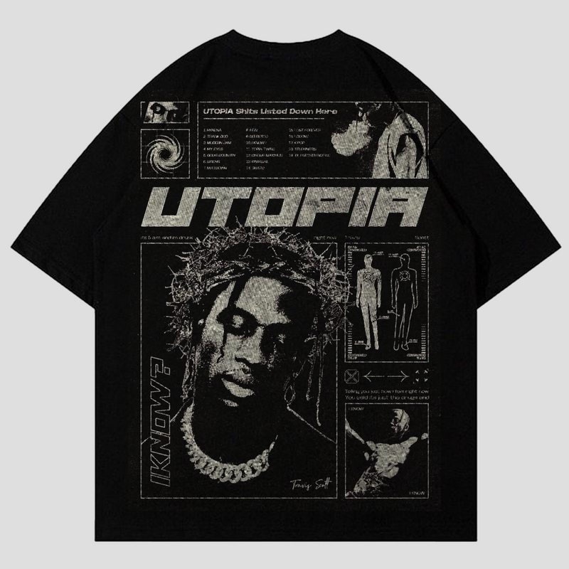 Utopia State Oversized T-Shirt