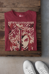 MAROON MANIME 100% COTTON T-SHIRT