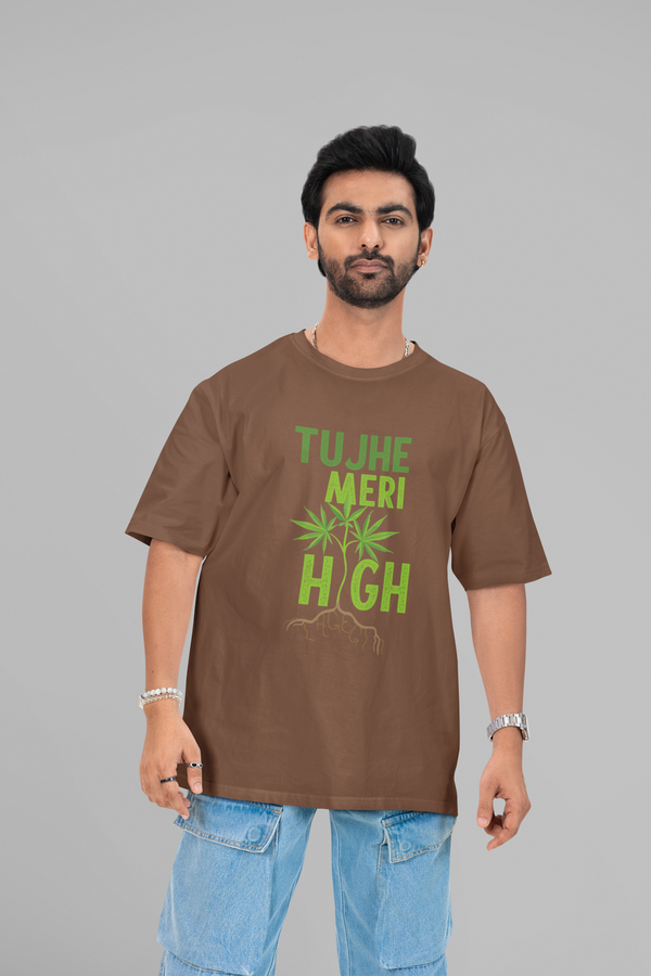 THE LEAF COTTON TERRY OVERSIZED T-shirt