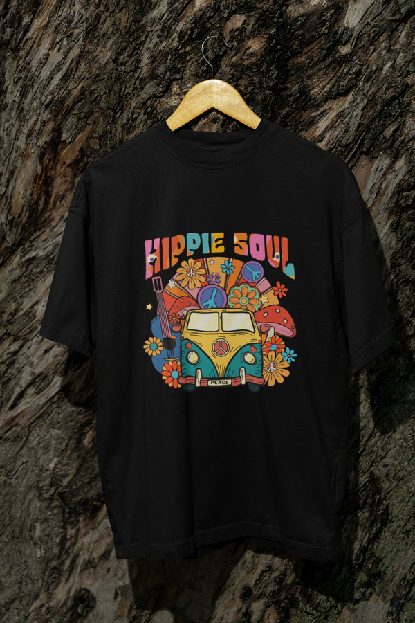 Hippie Soul Terry Cotton Oversized Tshirt
