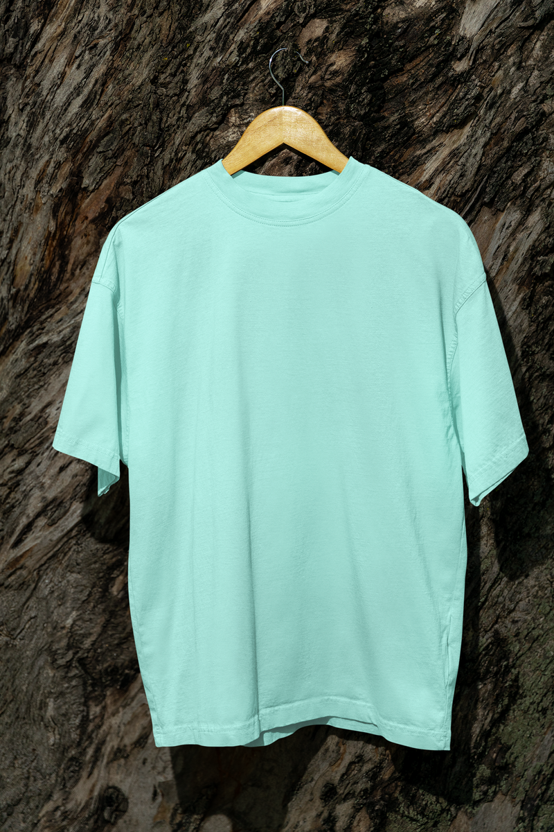 PLAIN COTTON TERRY  OVERSIZED TSHIRTS