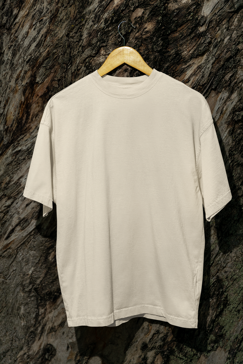 PLAIN COTTON TERRY  OVERSIZED TSHIRTS