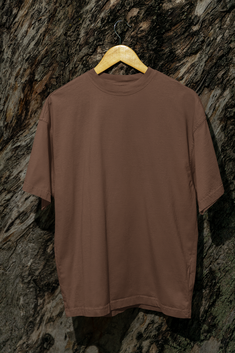 PLAIN COTTON TERRY  OVERSIZED TSHIRTS