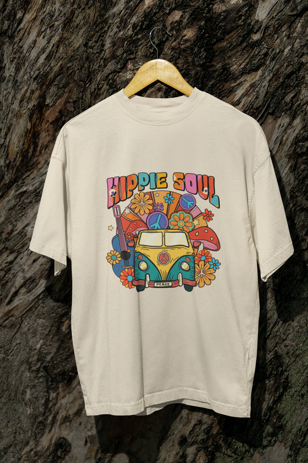 Hippie Soul Terry Cotton Oversized Tshirt