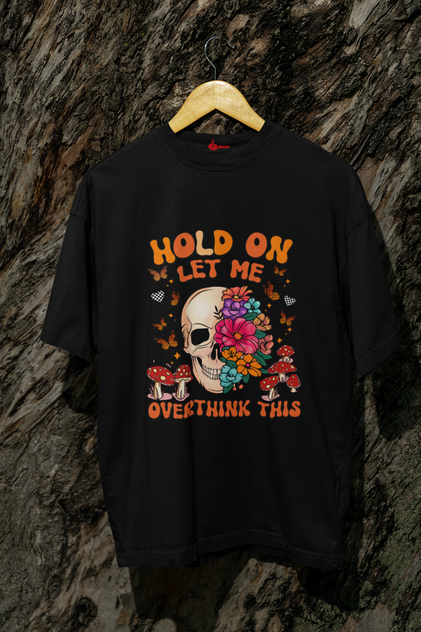 OVERTHINKER  COTTON TERRY OVERSIZED T-SHIRT