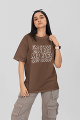 EYE ROLL COTTON TERRY OVERSIZED T-shirt