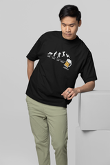 BEER COTTON TERRY oversized T-shirt