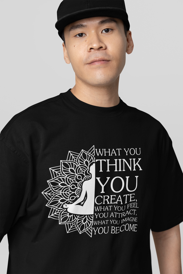 THINK COTTON TERRY OVERSIZED  T-SHIRT