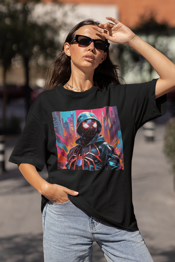 MULTIVERSE COTTON TERRY OVERSIZED  T-SHIRT