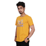 YOGA MODE-ON yellow T-shirt (UNISEX FIT)