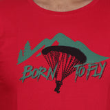 BORN TO FLY RED (UNISEX FIT)