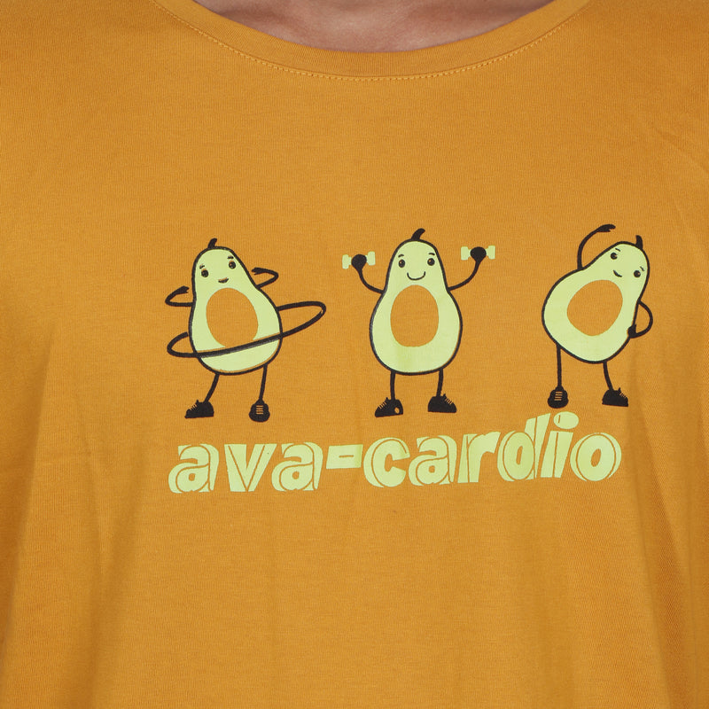 AVA CARDIO MUSTARD YELLOW (UNISEX FIT )