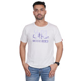 YOGA MODE-ON white T-shirt (UNISEX FIT)