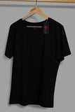 DEEP BLACK PREMIUM COTTON SOLID COLOUR T-SHIRT ( UNISEX FIT)