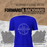 Schrodinger's Cat Walks Into a (M) - Royal blue