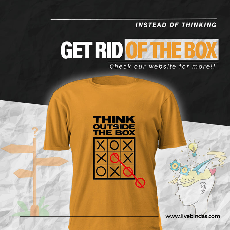 Think Outside the Box (F) - Mustard Yellow