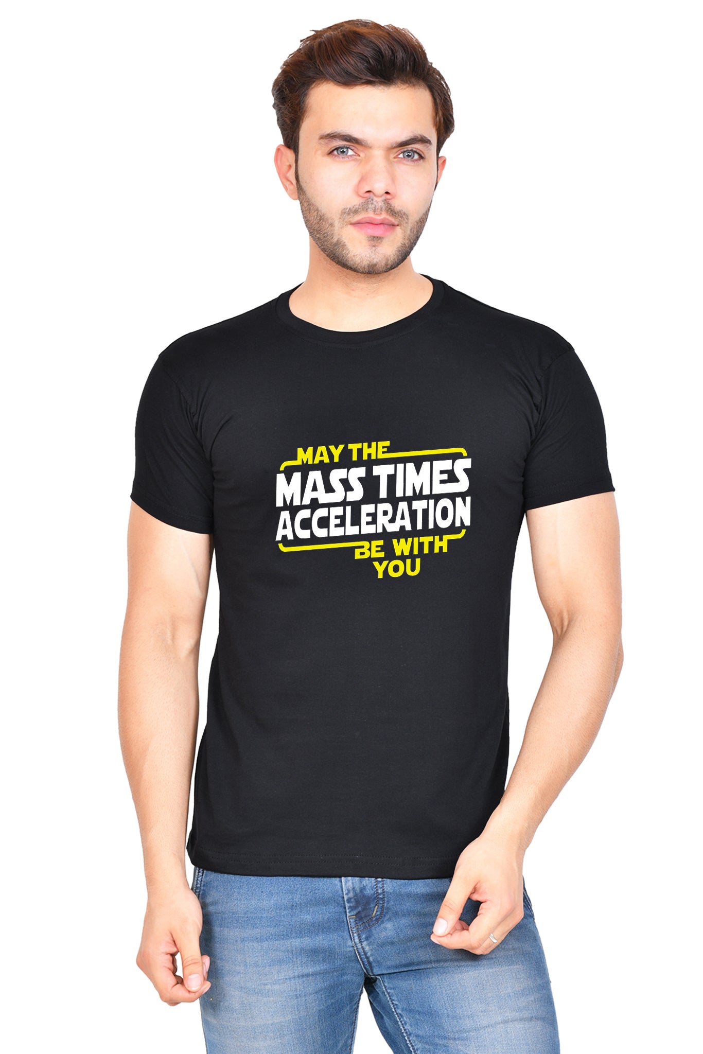May the Mass Times Acceleration (M) - Black