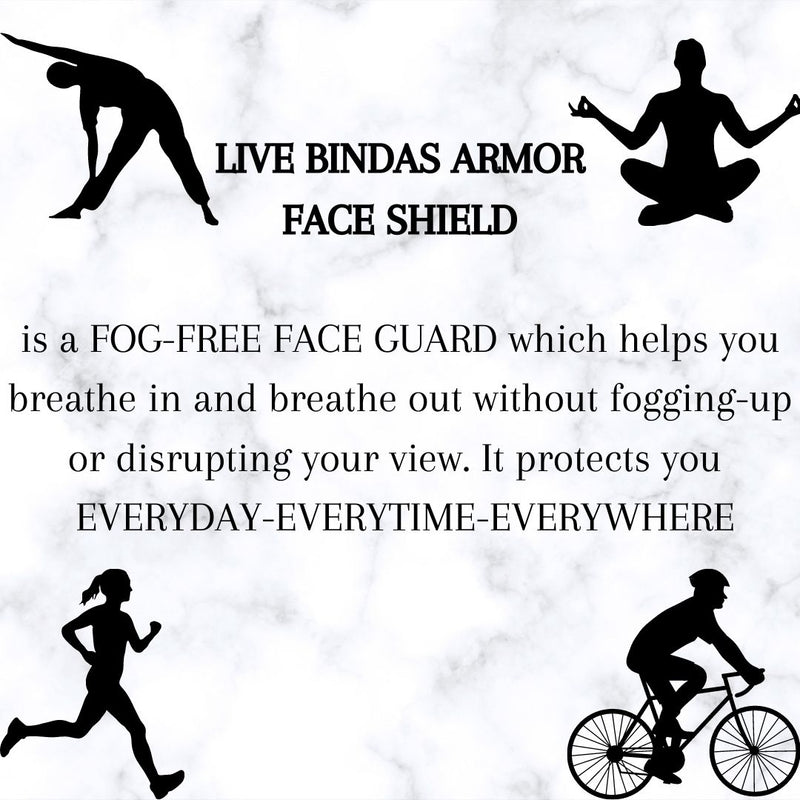 LIVE BINDAS ARMOR FACE SHIELD