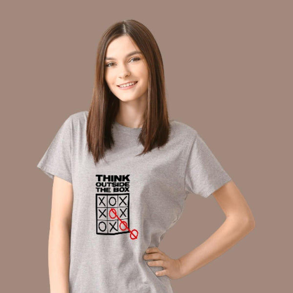Think Outside the Box (F) - Grey