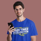 May the Mass Times Acceleration (M) - Royal Blue