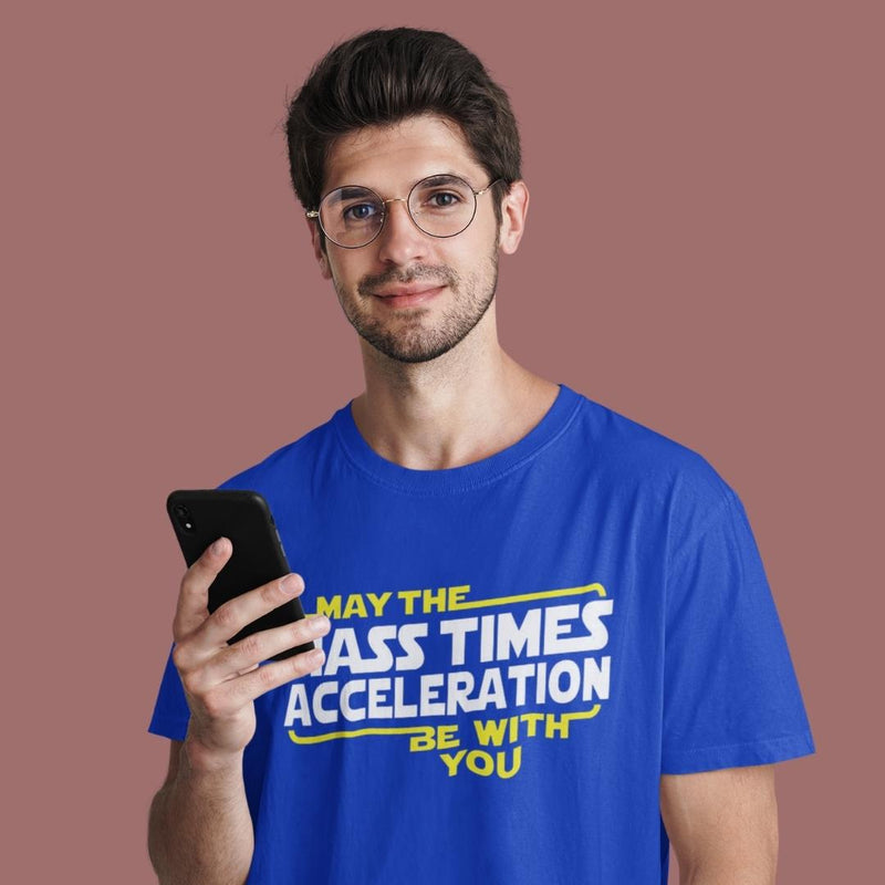 May the Mass Times Acceleration (M) - Royal Blue