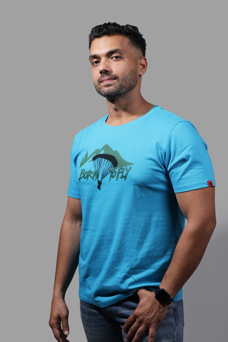 BORN TO FLY BLUE (UNISEX FIT )