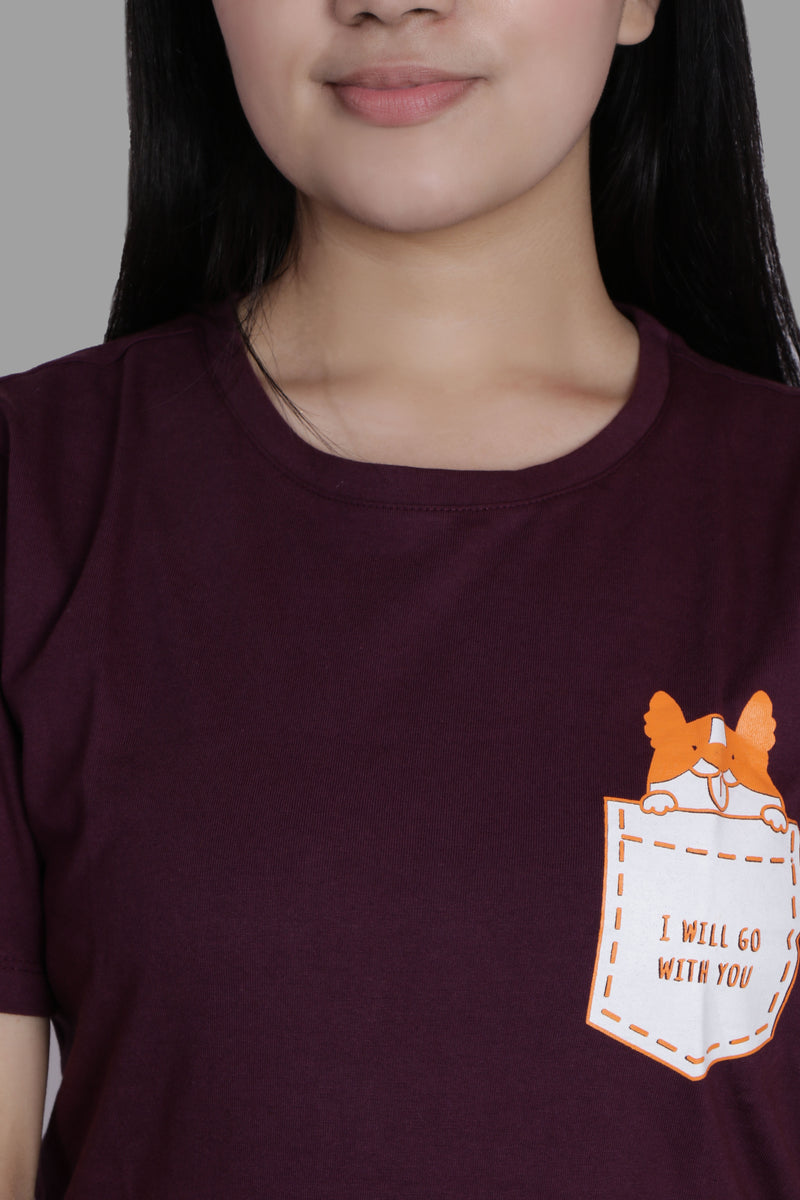 POCKET PUPPY WINE ( UNISEX FIT )