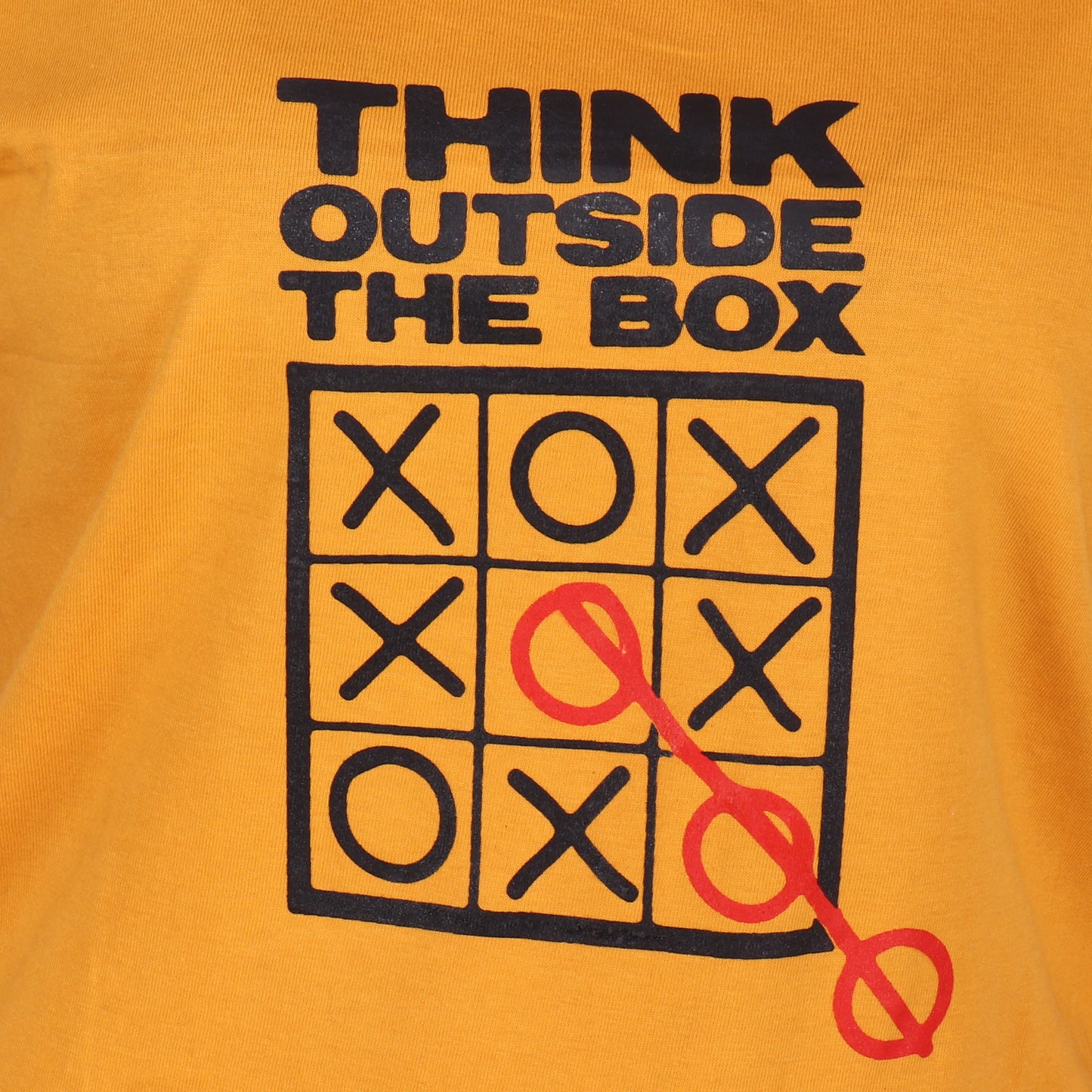 Think Outside the Box (F) - Mustard Yellow