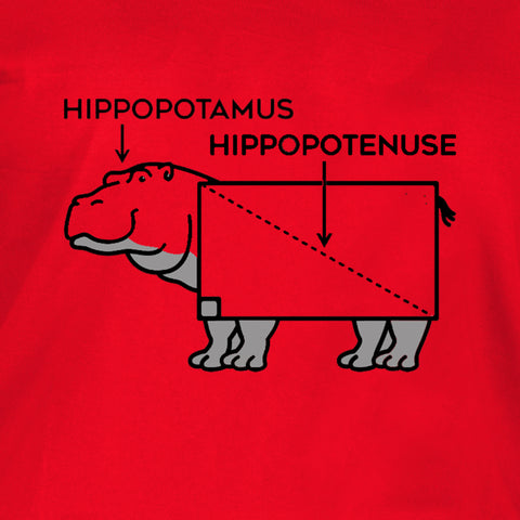 Hippopotamus-Hippopotenuse (F) - Red