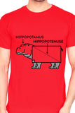 Hippopotamus-Hippopotenuse (M) - Red