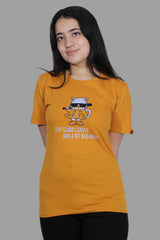 SASSY CAT T-SHIRT yellow (UNISEX FIT)