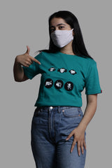 THEN vs NOW T-shirt Rama green ( UNISEX FIT)