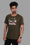 TIME TO TRAVEL OLIVE T-SHIRT (UNISEX FIT)