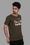 TIME TO TRAVEL OLIVE T-SHIRT (UNISEX FIT)