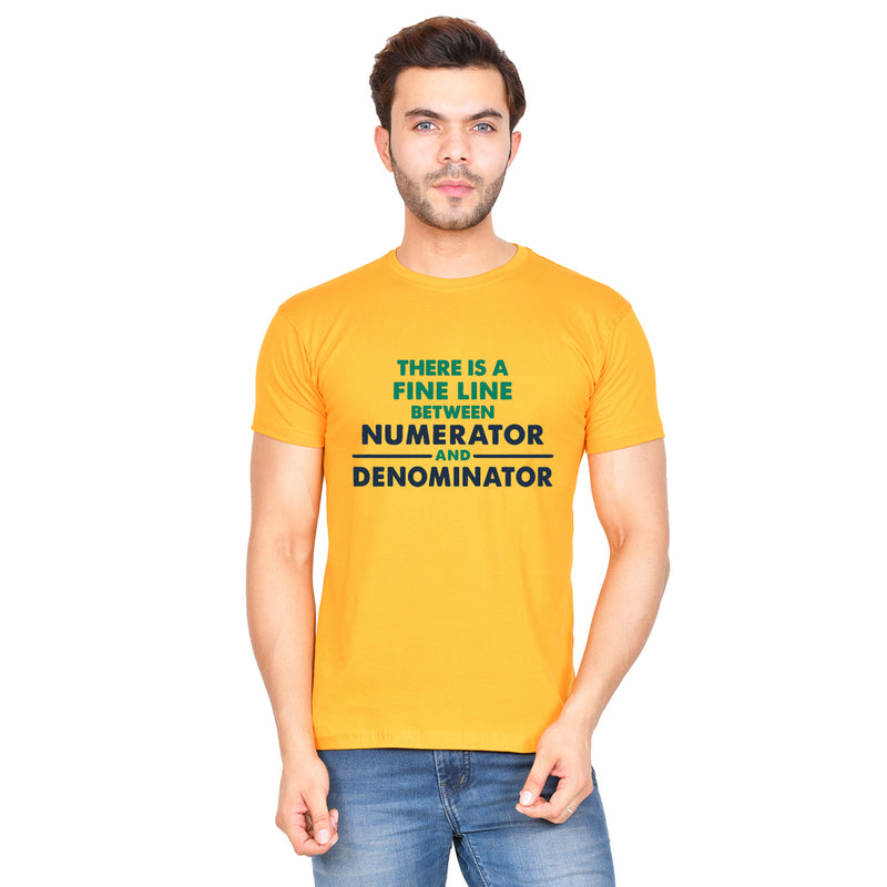 There is a fine line (M) - Mustard Yellow
