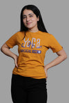 YOGA MODE-ON yellow T-shirt (UNISEX FIT)