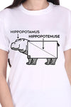 Hippopotamus-Hippopotenuse (F) - White