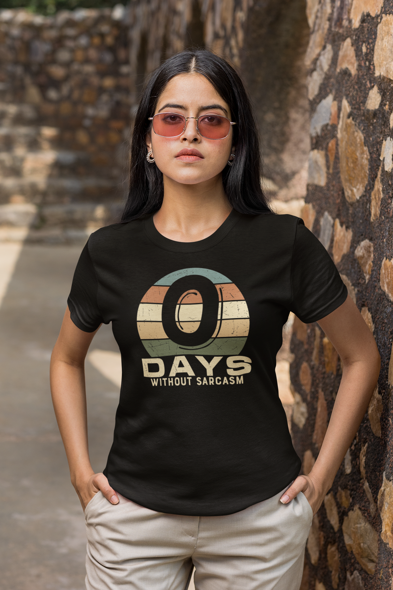 NO SARCASM 100% COTTON T-SHIRT (UNISEX FIT)