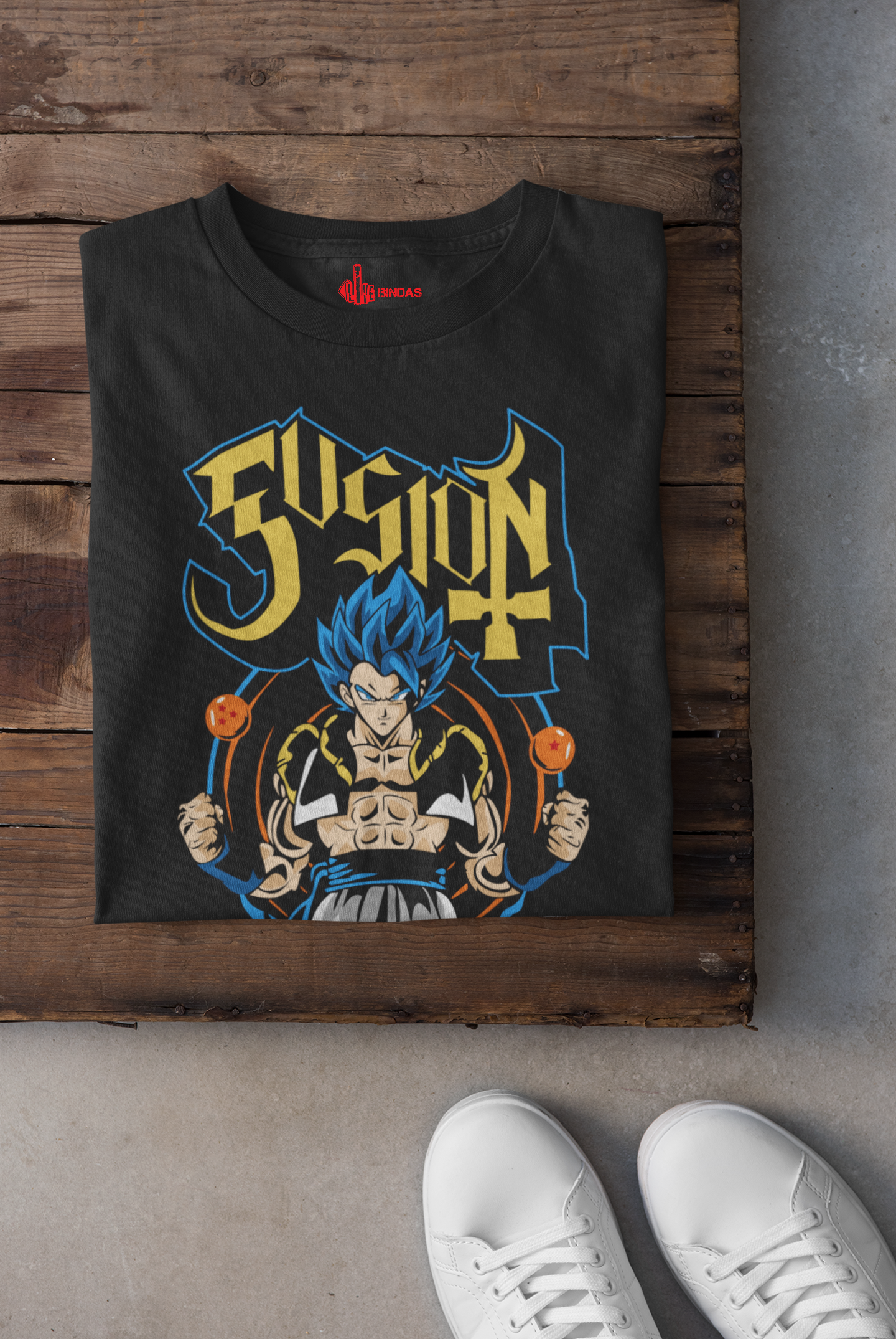 BLUOR ANIME 100% COTTON BIOWASHED TSHIRT UNISEX FIT