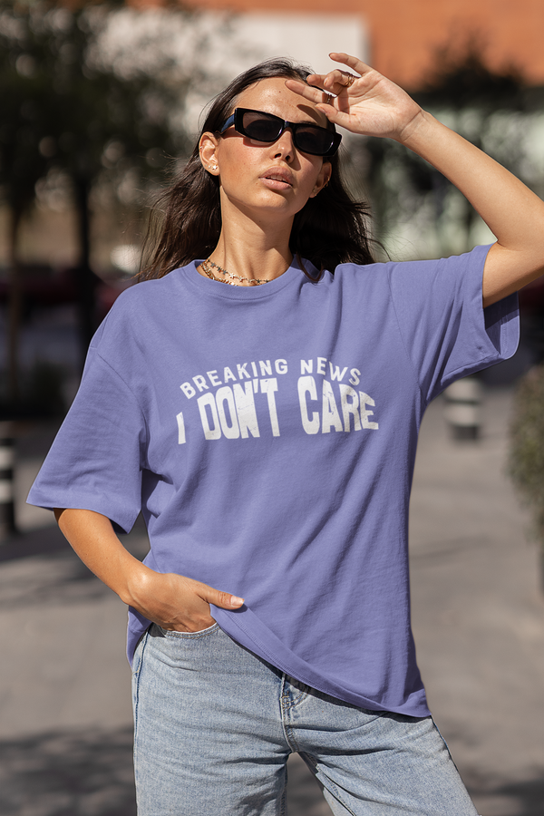 DON'T CARE OVERSIZED T-SHIRT (UNISEX FIT)