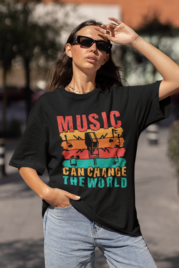 MUSIC OVERSIZED T-SHIRT (UNISEX FIT)