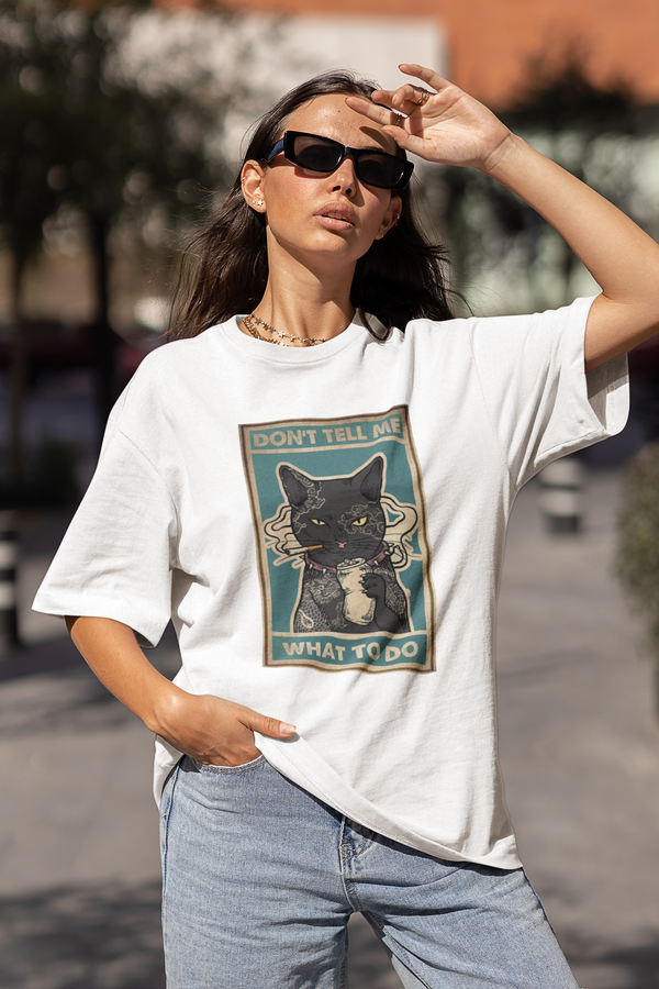 CAT OVERSIZED T-SHIRT (UNISEX FIT) (Copy)