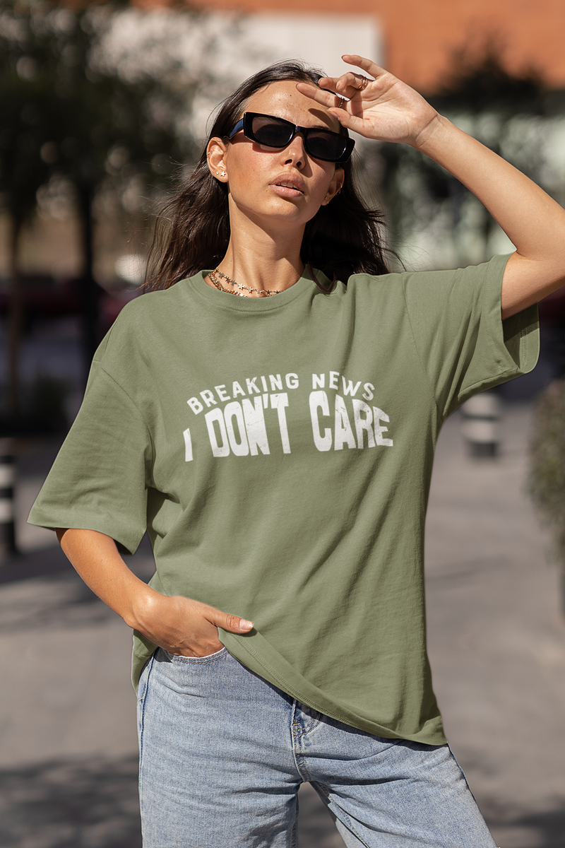 DON'T CARE OVERSIZED T-SHIRT (UNISEX FIT)