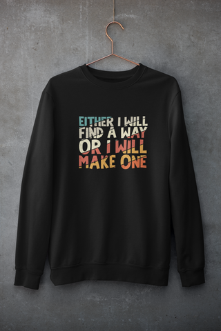 THIS WAY SWEATSHIRT UNISEX FIT