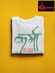 KARMA is a Mirror WHITE T-SHIRT (UNISEX FIT)