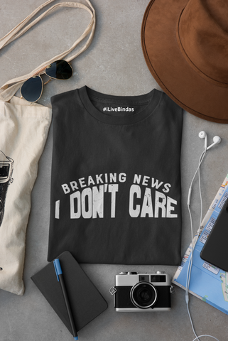 I DON'T CARE 100% COTTON T-SHIRT (UNISEX FIT)